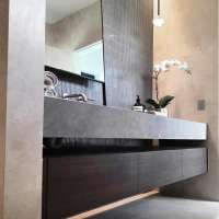 Wholesale high end luxury water-resistant melamine vanity bathroom cabinet